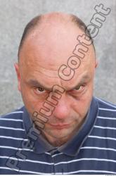 Head Man Casual Slim Average Bald Street photo references